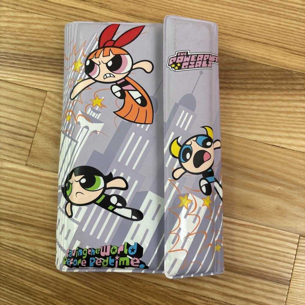 Y2K Power Puff Girls Blossom Bubbles Buttercup Purple Planner 2000 Vintage
